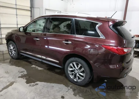 2013 Infiniti Jx35 z USA, uszkodzony, nr VIN 5N1AL0MM7DC326161